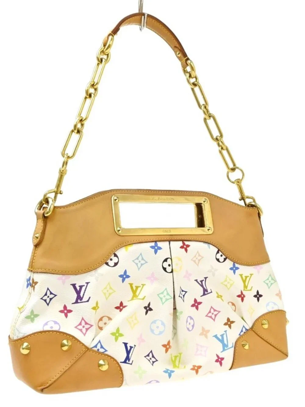 Louis Vuitton Black Multicolor Judy MM 2way Handbag M40255